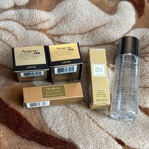 Avon Anew Ultimate and Rare Gold Set - Gold and Clear